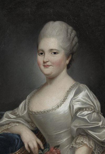 Portrait of Marie Clotilde of France (1759-1802), Known as Madame Clotilde, Future Queen of Sardinia by Joseph Ducreux